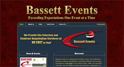Desktop Screenshot of bassettevents.com